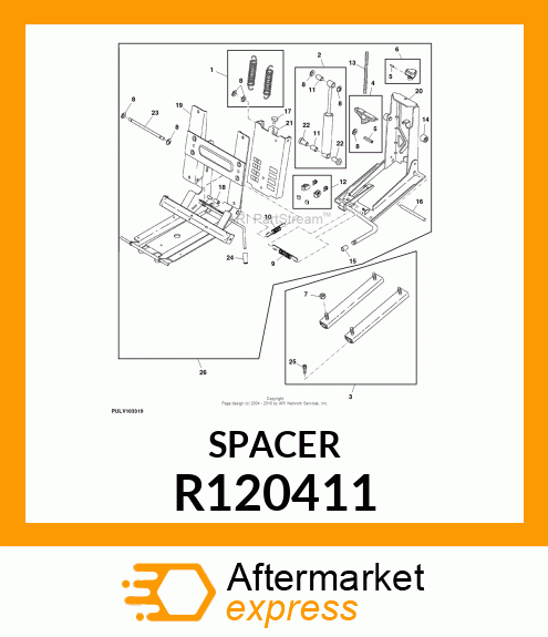 SPACER, UPPER R120411