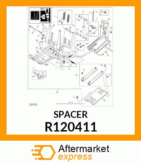 SPACER, UPPER R120411