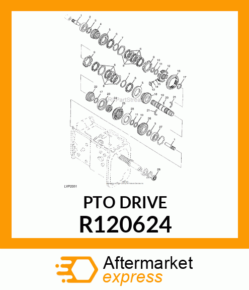 PTO DRIVE R120624