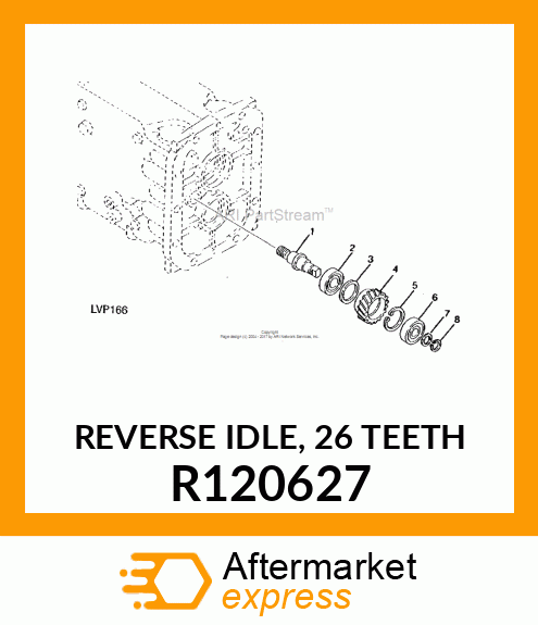 REVERSE IDLE, 26 TEETH R120627