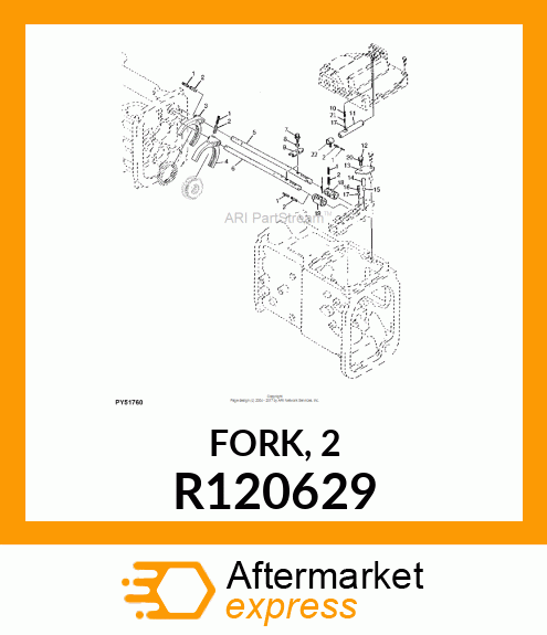 FORK, 2 R120629