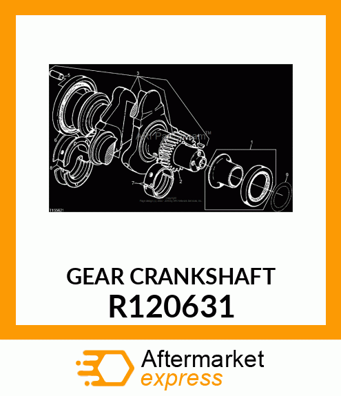 GEAR, CRANKSHAFT R120631