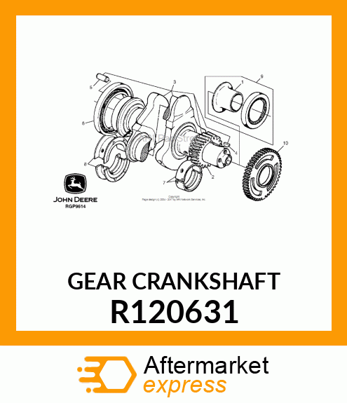 GEAR, CRANKSHAFT R120631