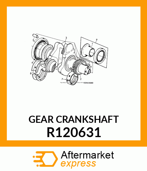 GEAR, CRANKSHAFT R120631