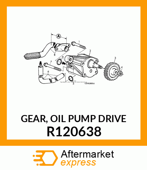 GEAR, OIL PUMP DRIVE R120638