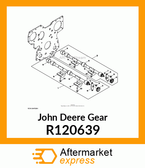 GEAR, BALANCER, LH R120639