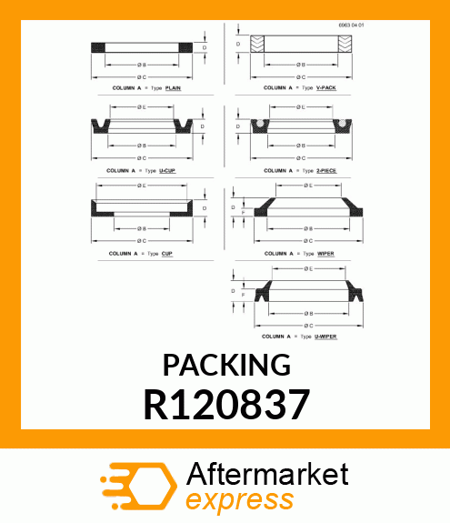 PACKING, INNER R120837