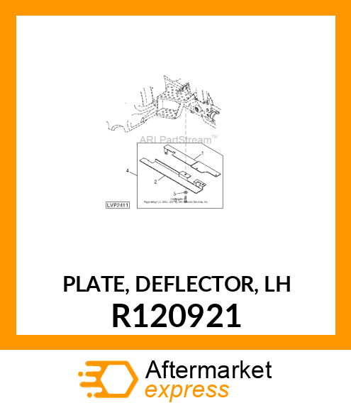 PLATE, DEFLECTOR, LH R120921