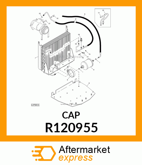 CAP (LOW PRESSURE) R120955