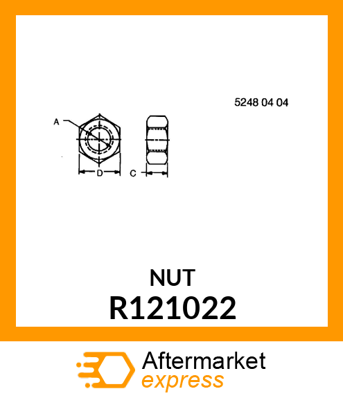 NUT, LOCK R121022