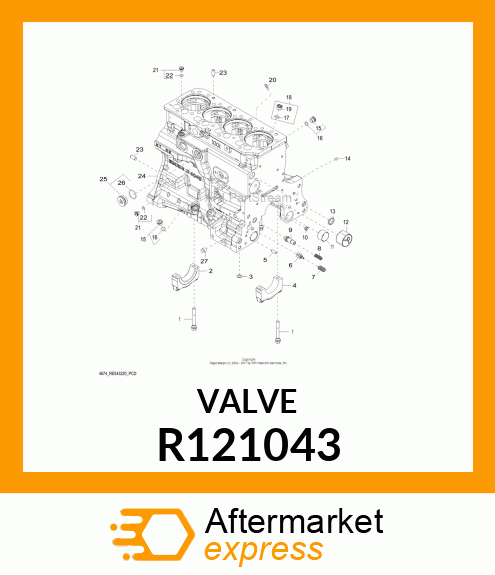 VALVE, BYPASS R121043