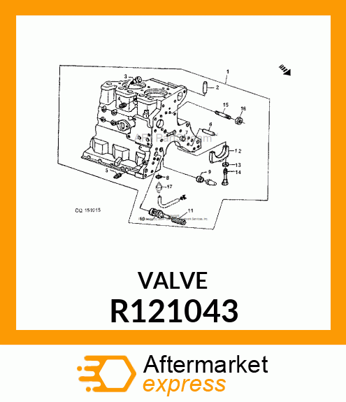 VALVE, BYPASS R121043