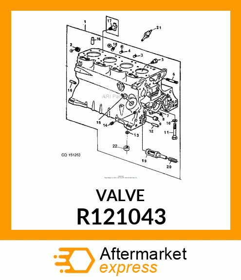 VALVE, BYPASS R121043