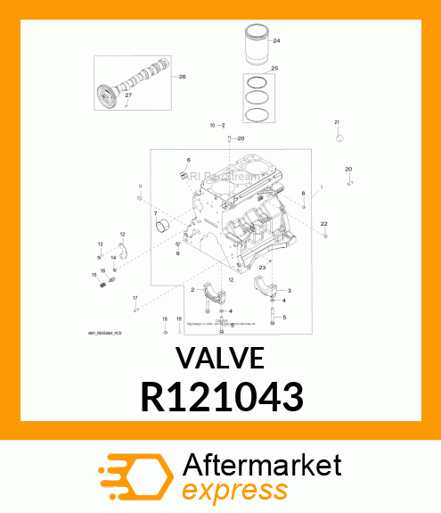 VALVE, BYPASS R121043