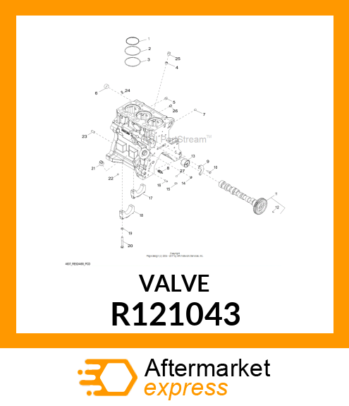 VALVE, BYPASS R121043