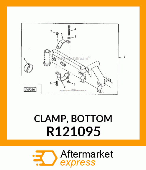 CLAMP, BOTTOM R121095