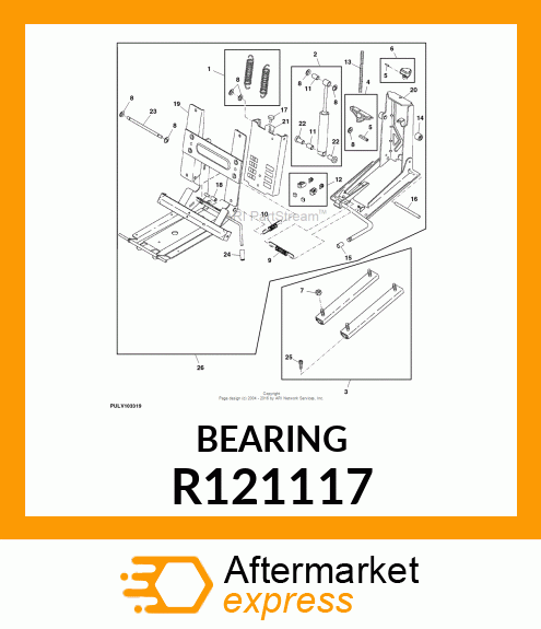 BEARING, BEARING, FLANGE R121117