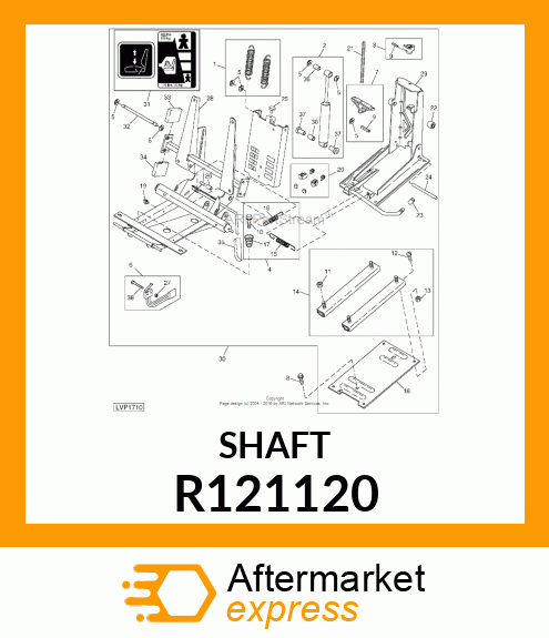 SHAFT, TENSION ADJUST R121120