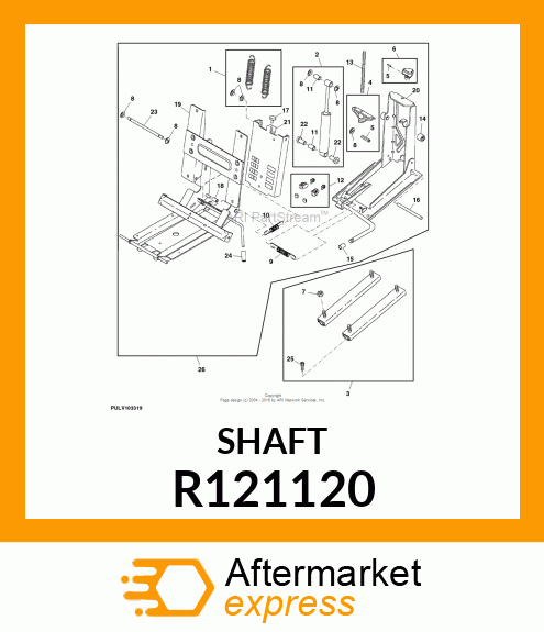 SHAFT, TENSION ADJUST R121120