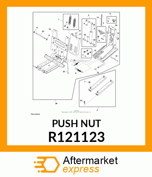 NUT, PUSH R121123