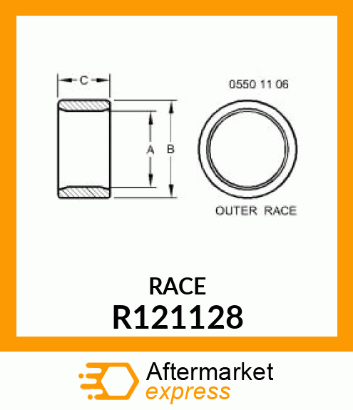 RACE, BEARING R121128