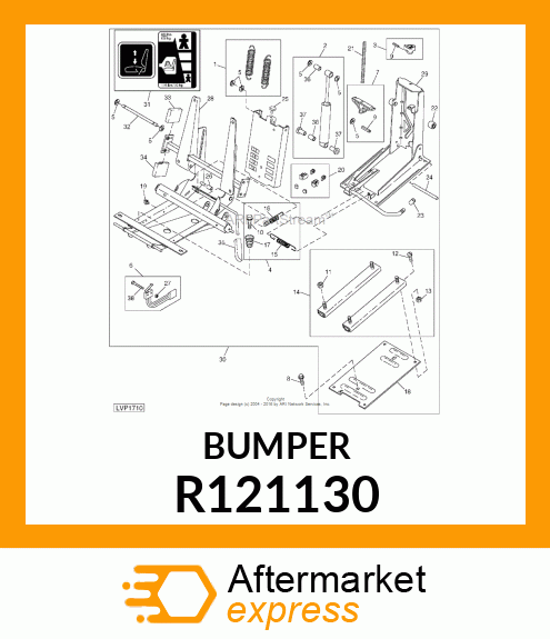 BUMPER, BUMPER, RUBBER R121130