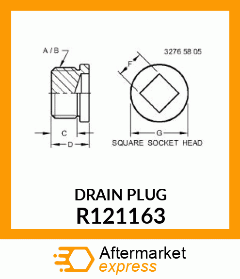 DRAIN PLUG R121163