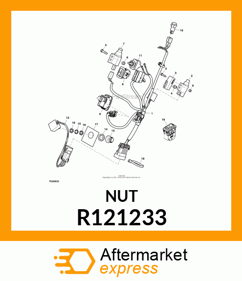 NUT, NUT, LOCK R121233