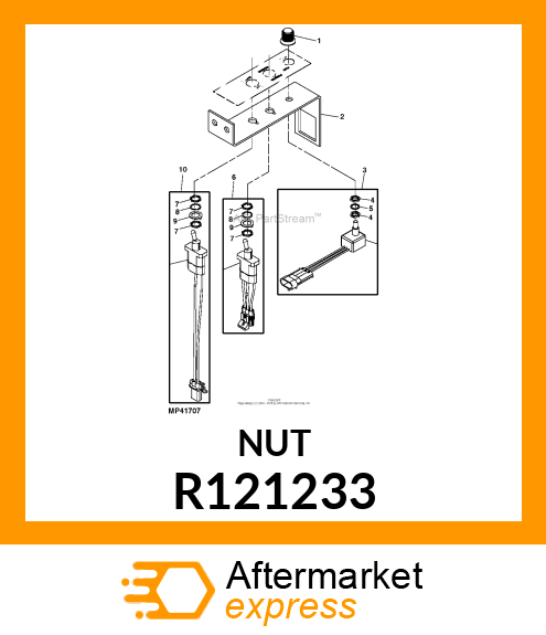 NUT, NUT, LOCK R121233