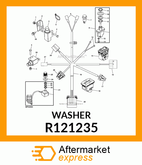 WASHER, LOCK R121235