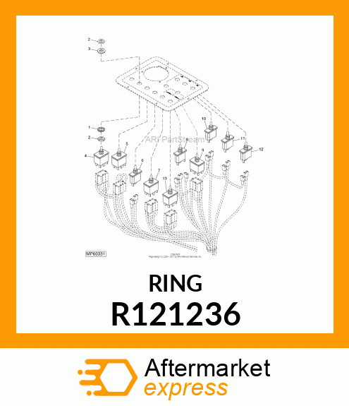 WASHER, LOCK R121236