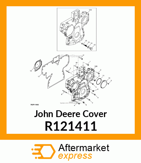 COVER, INJECTION PUMP R121411