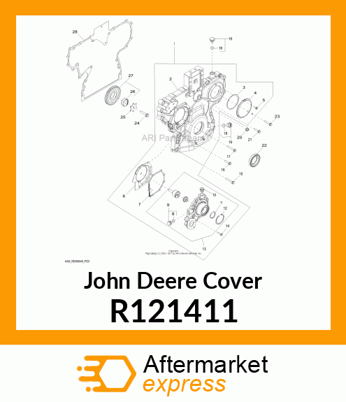 COVER, INJECTION PUMP R121411