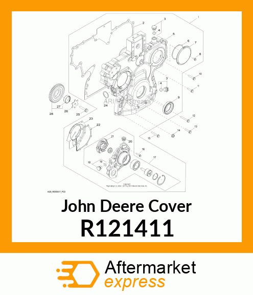 COVER, INJECTION PUMP R121411