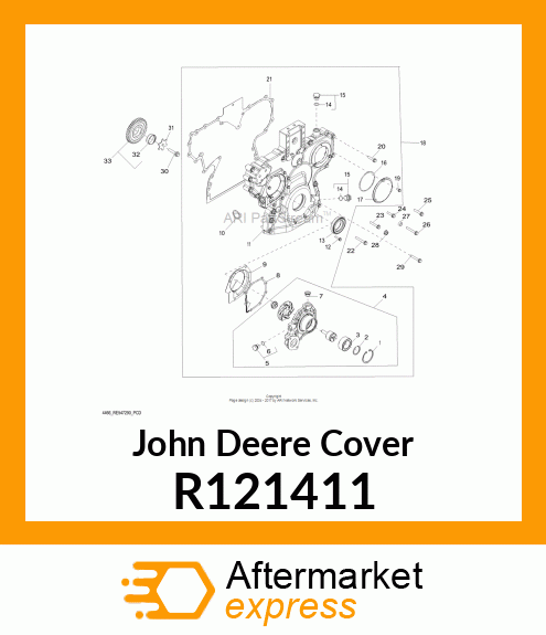 COVER, INJECTION PUMP R121411