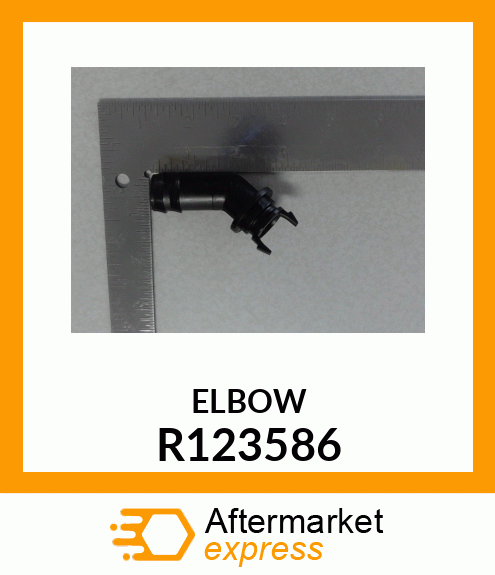 ELBOW FITTING, VENT 45 DEG. R123586