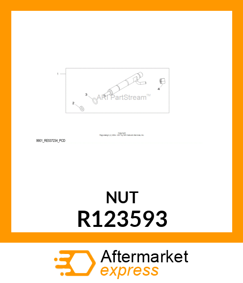 TUBE NUT, HEX SPECIAL R123593