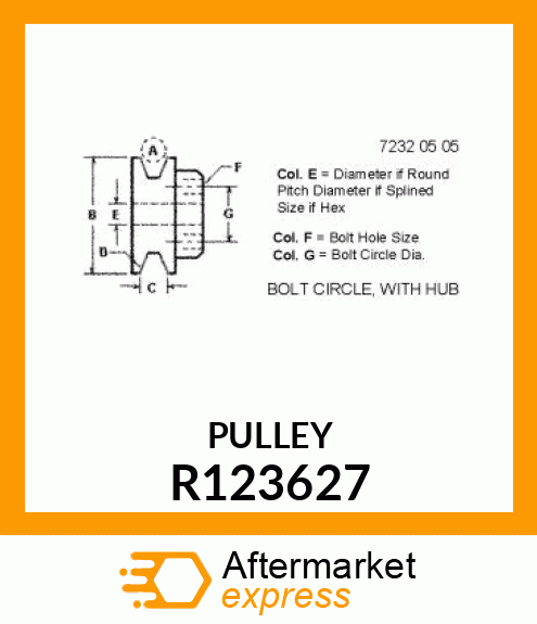 PULLEY R123627