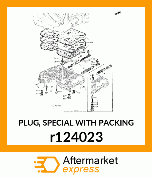 PLUG, SPECIAL WITH PACKING r124023