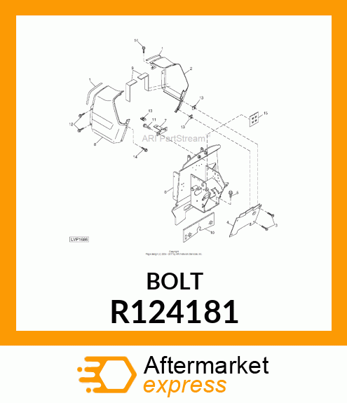 BOLT, TAPERED SHOULDER R124181