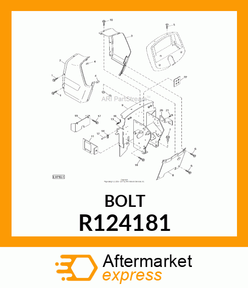 BOLT, TAPERED SHOULDER R124181