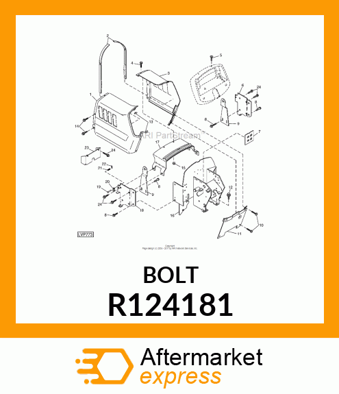 BOLT, TAPERED SHOULDER R124181