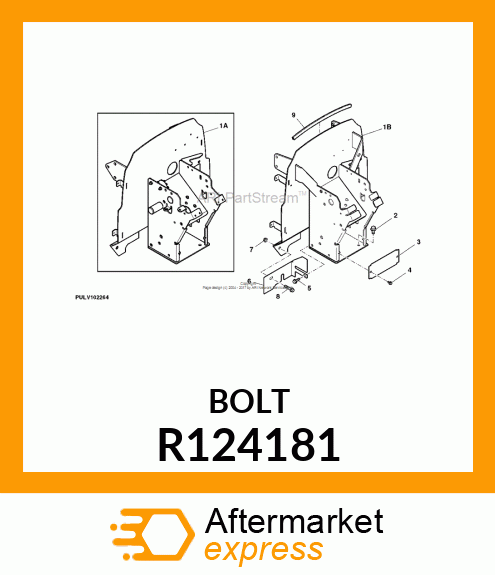 BOLT, TAPERED SHOULDER R124181