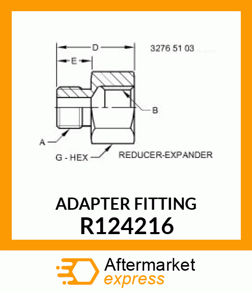 ADAPTER FITTING R124216