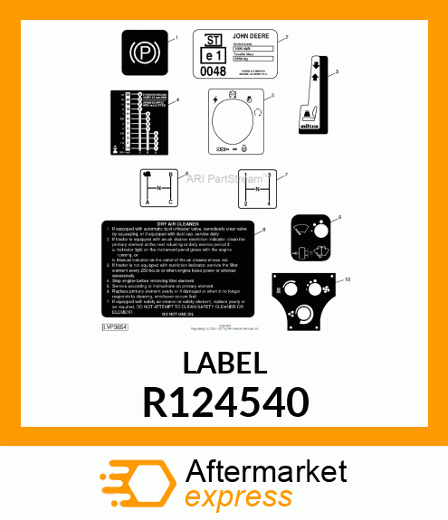 Label R124540