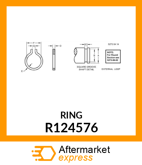 RING, SNAP R124576