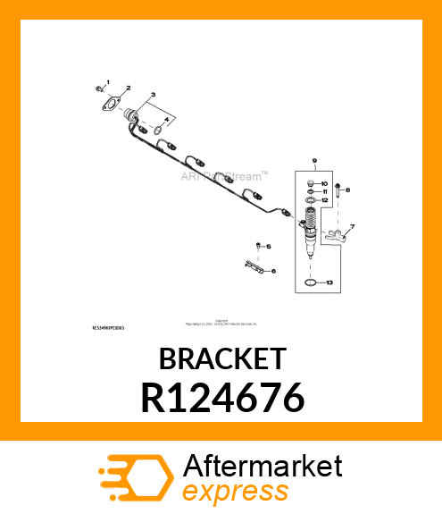 BRACKET,EUI CONNECTOR R124676