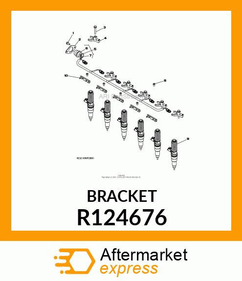 BRACKET,EUI CONNECTOR R124676