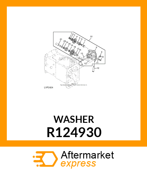 WASHER, WASHER R124930