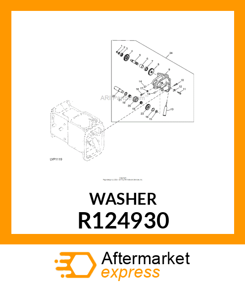 WASHER, WASHER R124930